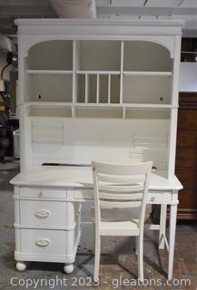 Young America Hutch with Bookcase Desk and Chair     